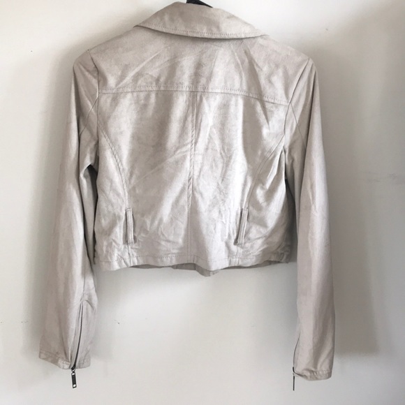 Suede look cropped jacket - Picture 6 of 8